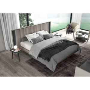 Terra Woodgrain Laminate Platform Bed - 7fJJh5 - Image 1