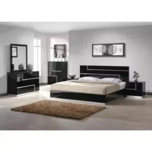 Forma Simple Geometric King Bed - CEEbok - Image 1