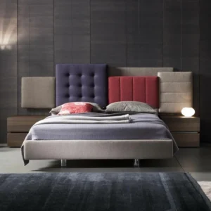 Cozy Minimalist Fabric King Bed - CV6gvH - Image 1