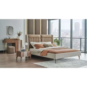 Celestial Soft-Touch Velvet Bed Frame - IMoXJk - Image 1