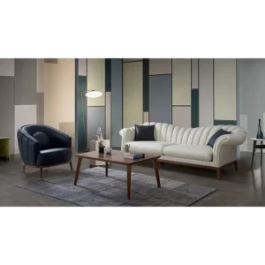 Metro Bonded Leather 3-Seater Sofa - JYvMOj - Image 1