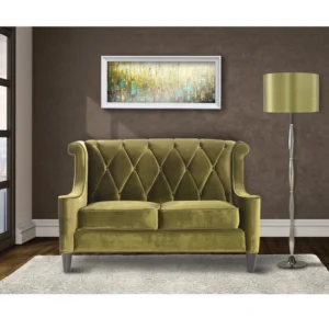 Celestial Soft-Touch Velvet Loveseat - JmS1i5 - Image 1