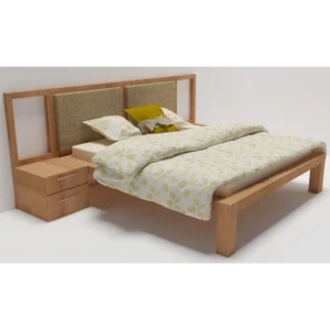 Linear Laminated King Bed Frame - SLmWMV - Image 1