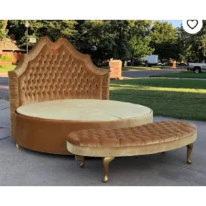 Orbit Fabricated Round Bed Frame - StrUOZ - Image 1