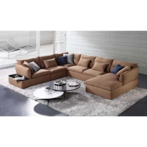 Nova Spacious U-Shaped Sofa Set - SyCcdg - Image 1