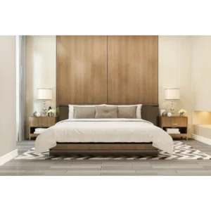 Gloss Streamline Laminated King Bed - VzMBwC - Image 1