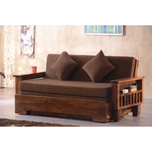 Mahogany Carved Arm 3-Seater - cQtwV6 - Image 1