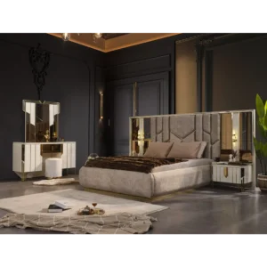 Marmara Modern Fabricated Platform Bed Turkish - heYjrX - Image 1