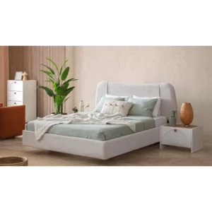 Ethereal Wool Boucle Bed Frame - hgpIxJ - Image 1