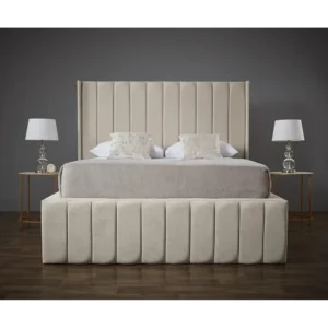 Divine Diamond-Tufted Velvet Bed - iuuaki - Image 1