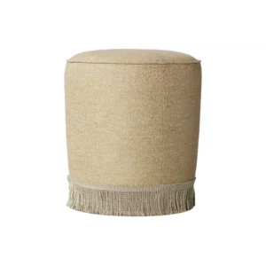 Chase Round Leather Pouffe - q0v4i8 - Image 1