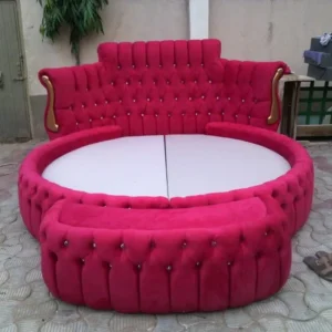 Nimbus Modern Round Platform Bed - qGyaEI - Image 1