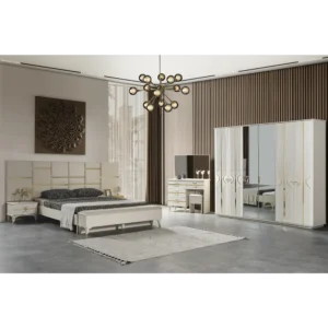 Smyrna Symmetry Deco Platform Bed Turkish - tW86m7 - Image 1