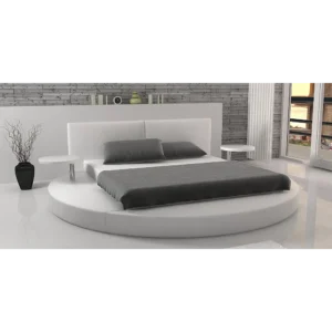 Vertex Circular Fabricated King Bed - wS971u - Image 1