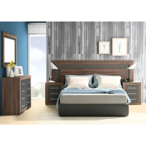 Varsova Clean Line Solid Wood Bed - xOy2Fi - Image 1