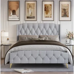 Majestic Crushed Velvet Bed Frame - y6qKiX - Image 1