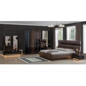 Ottoman Polish Carved Panel King Bed Turkish - Kg3VB4 - Image 1