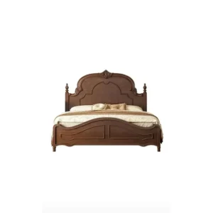Classic crown wooden bed - 9NtaIZ - Image 1