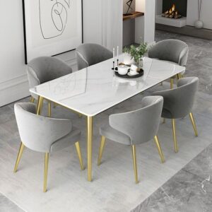 Amber Dining Table Set - IP1QKQ - Image 1