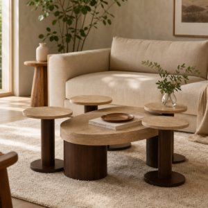 Wooden Centre Table - TX9vm3 - Image 2